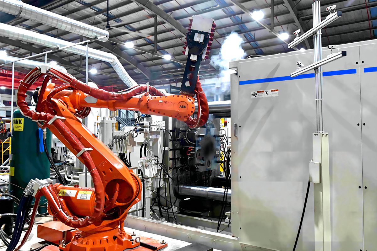 品成金屬滿足客戶自動化生產需求，可根據客戶自動化生產線提供壓鑄模具的整體解決方案