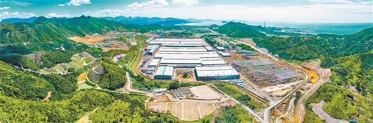 深汕比亞迪汽車工業園一期已實現投產，二期正加速沖刺投產