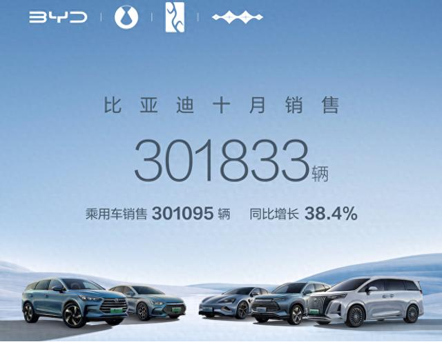 新能源車10月銷量：自主狂奔，多家新勢力創新高